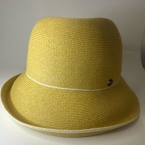 PINEAPPLE and STAR Sun Hat Caramel Brown Single Braid Rim Logo On Brim Unisex M